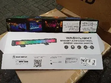 Photo from the official notice: Tycolit Wash Light Smart App Control RGBW/Warm White — electric shock risk