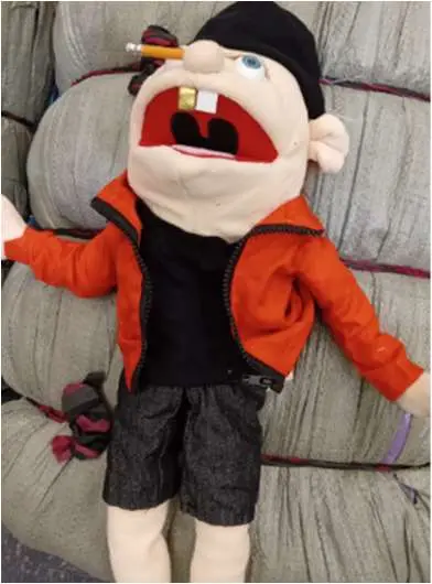 Photo from the official notice: Various Puppet Plush Toys — suffocation risk