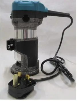 Photo from the official notice: Vevor Electric Router 0700C — electric shock risk