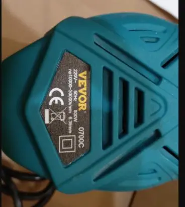 Photo from the official notice: Vevor Trimming Machine 0700C (2210-0039 & 2211-0071) — electric shock risk