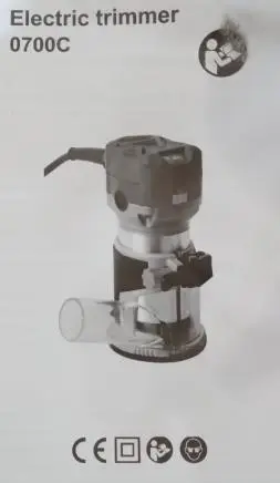 Photo from the official notice: Vevor Trimming Machine 0700C (2210-0039 & 2211-0071) — electric shock risk