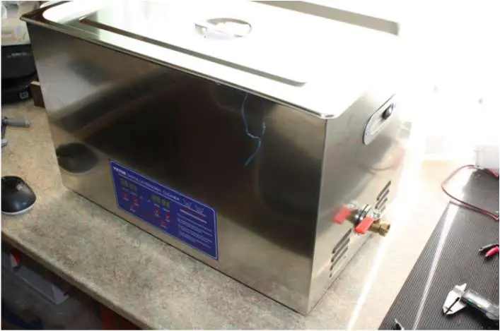 Photo from the official notice: Vevor Ultrasonic Cleaners (2205-0322) — electric shock risk