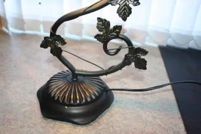Photo from the official notice: WERFACTORY Table Lamp, S160G80T28 sold via Amazon — electric shock risk