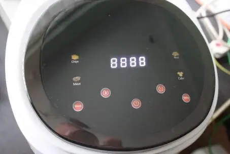 Photo from the official notice: White and Gold Air Fryer — fire risk