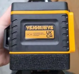 Photo from the official notice: YSJOMJHYS Laser Level sold via Amazon — electric shock risk