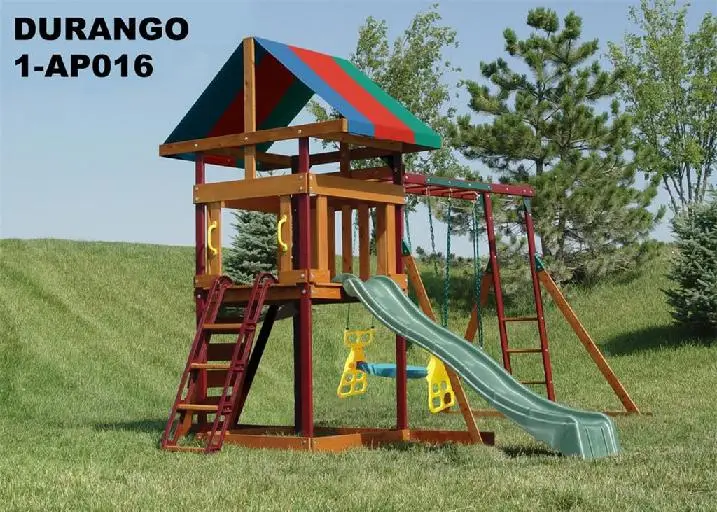 Photo from the official notice: Adventure Playsets Recall to Repair Backyard Swing Sets Due to Fall Hazard