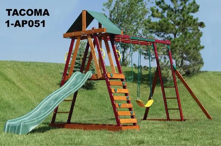 Photo from the official notice: Adventure Playsets Recall to Repair Backyard Swing Sets Due to Fall Hazard