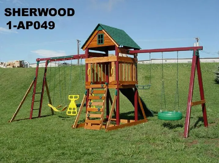 Photo from the official notice: Adventure Playsets Recall to Repair Backyard Swing Sets Due to Fall Hazard