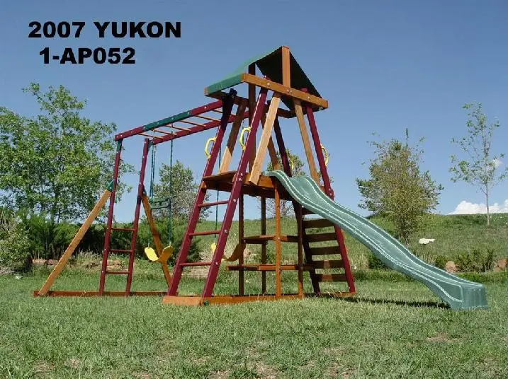 Photo from the official notice: Adventure Playsets Recall to Repair Backyard Swing Sets Due to Fall Hazard
