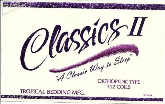 Picture of Recalled Classics II Mattress Labell