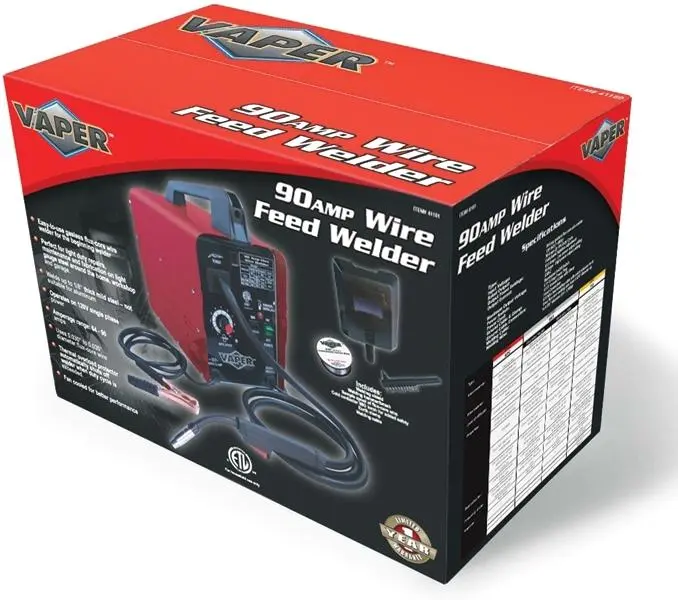 Model number on recalled welder package