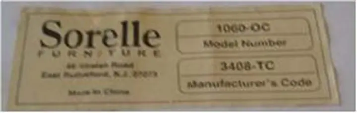 Sorelle label