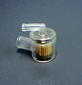 Recalled plastic fuel filter used with Vanguard engines