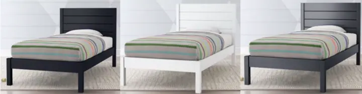Recalled Twin Size Parke Bed