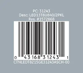 Photo from the official notice: GE Lighting Recalls LED Tube Lamps Due to Shock and Electrocution Hazards; Sold Exclusively at Lowe's Stores