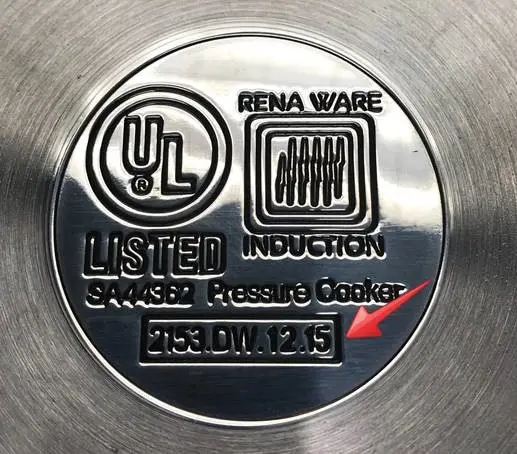 Base with model number