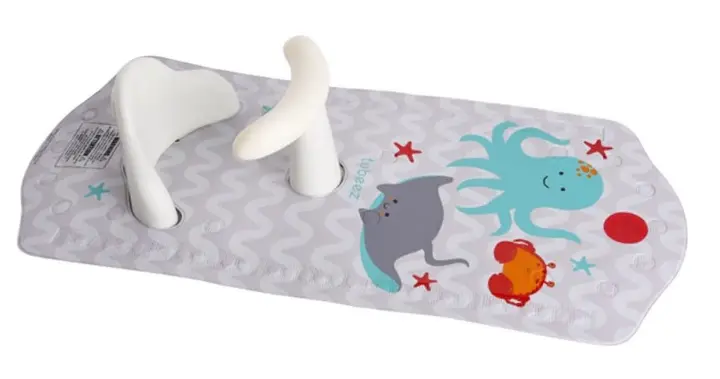 Tubeez Baby Bath Support Seat, model B9150GY, in gray