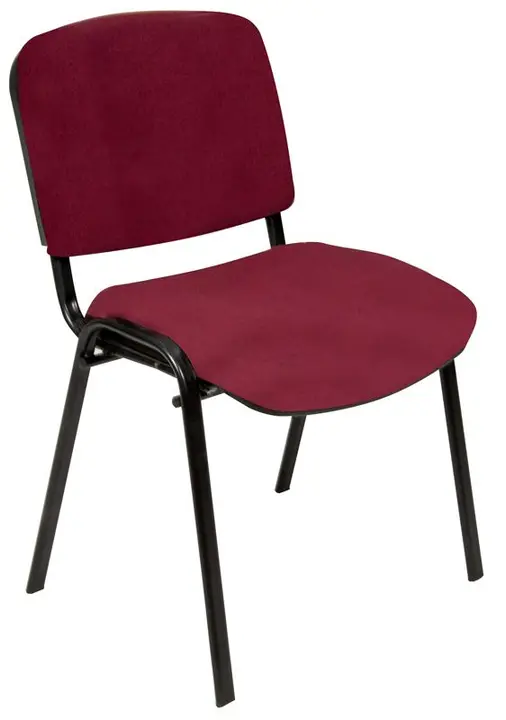 Oakmont burgundy stackable chair