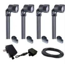 Recalled Paradise Light Kit, Model GL33912BK, with Sterno Home LED power supply