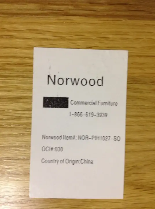 Photo from the official notice: Norwood Furniture Recalls Science Tables due to Injury Hazard (Recall Alert)