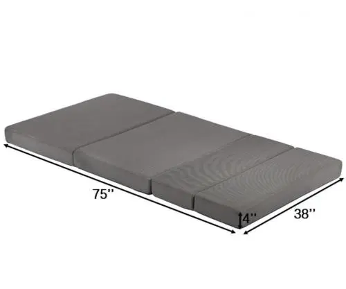 Factory Direct Wholesale folding mattress – model FDW-RJ-38T (twin)