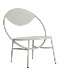 Recalled Arc Lounge Chair Frame in white