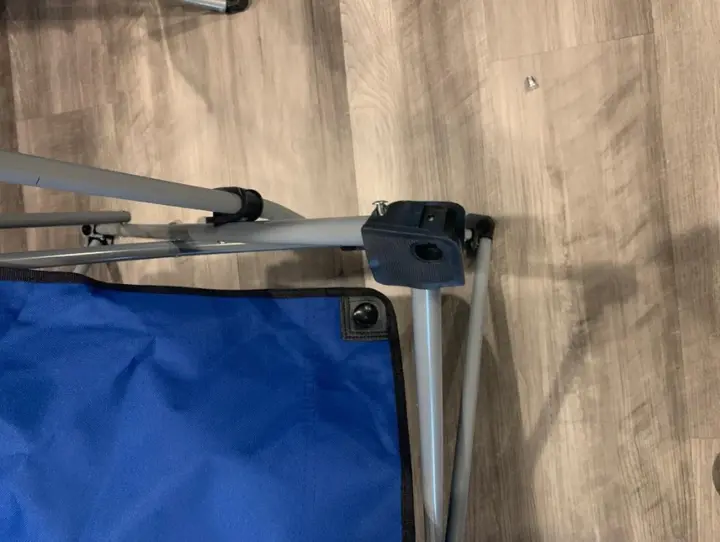Plastic bracket on recalled chairs