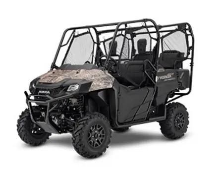 2017 Honda Pioneer 700-4 Deluxe side-by-side (Honda Phantom Camo)