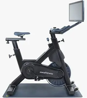 Recalled MYX Fitness exercise bike - black