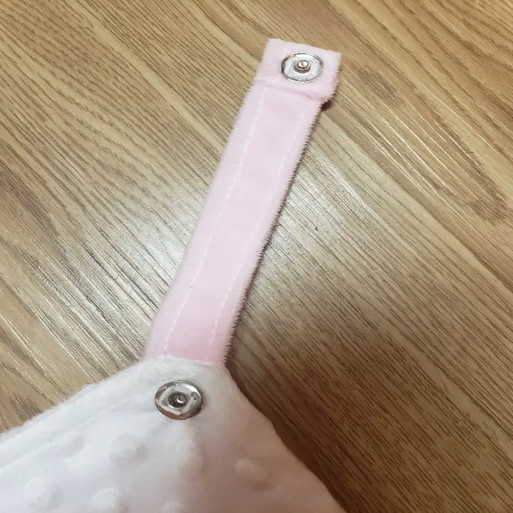 Recalled Swaddle Bee Loviebee security blanket - snap attachments