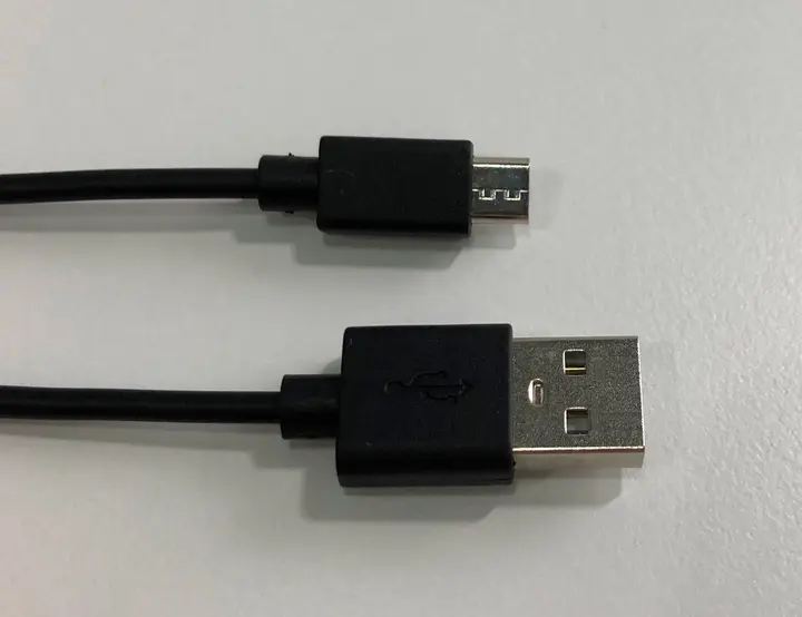 Micro USB charging cable sold with the recalled Happy Plugs headphone