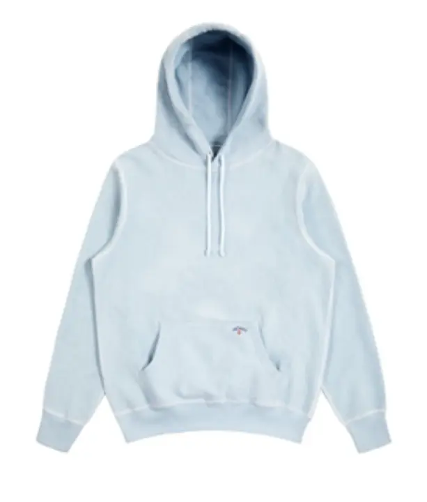 Recalled Noah Reverse Fleece Hoodies in Light Blue