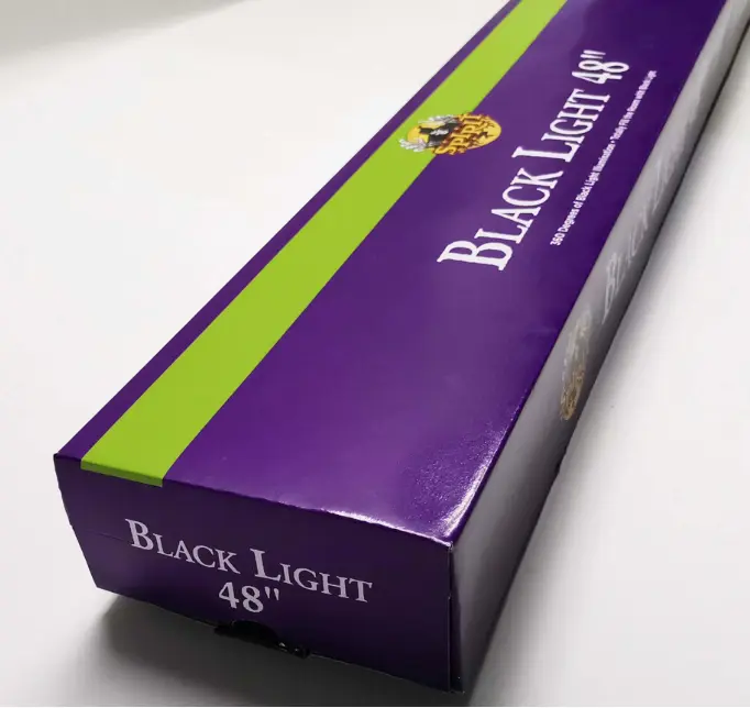 The recalled Black Light 48" in its packaging