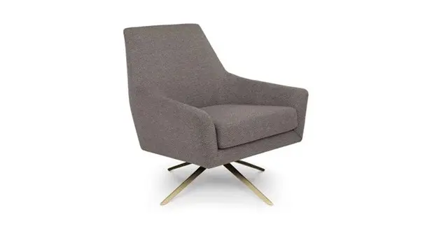 Recalled Spin Swivel Chair in Desert Gray