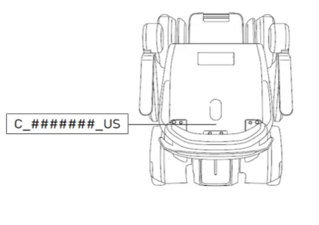 Location of the serial number on the recalled product