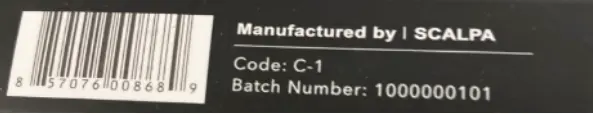 Recalled Scalpa Numb Maximum Strength Topical Anesthestic Cream - Code, UPC and Batch Number