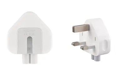 Three-Prong AC Wall Plug Adapter Replacement