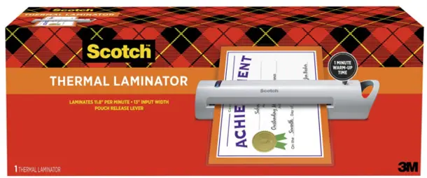 Recalled Scotch™ Thermal Laminator package