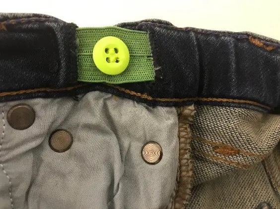 Inner waistband of the recalled Crewcuts boy’s denim pants