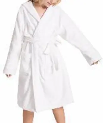 Recalled Pure White Children's Robe