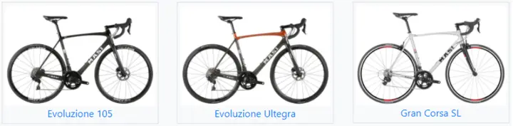 2020 Masi Evoluzione (all models) and Gran Corsa model