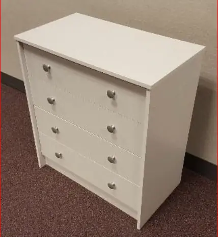 Recalled Essential Home Belmont 2.0 4-drawer Chest - White