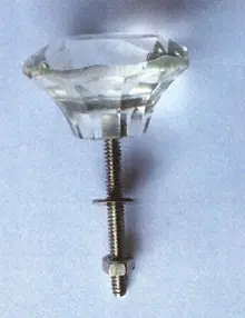 Recalled Glass Style drawer knob, sold under the Cynthia Rowley brand.