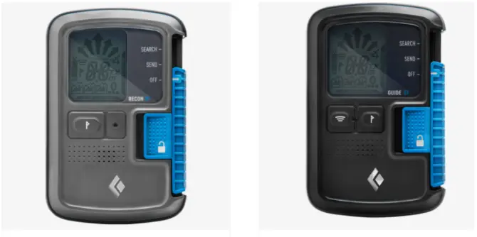 Recalled Black Diamond Recon BT and Guide BT Avalanche Transceivers