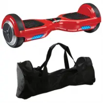 Recalled iLive hoverboard in red with carrying case