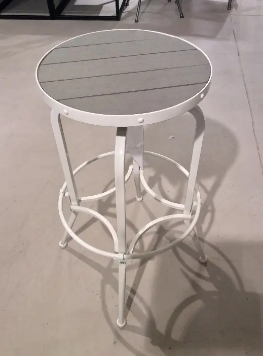 Recalled Collin bar stool in white