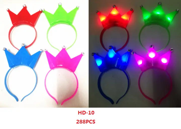 Recalled ABC Trading Light-Up Sparkle Headbands