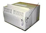 Recalled window air conditioner with electric heat