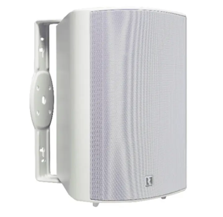 Side view (with bracket) of the recalled AW70V6 Russound Loudspeaker, White