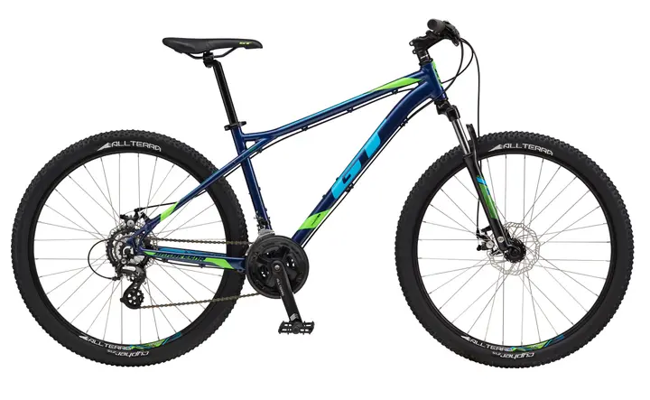 2017 Aggressor Comp, 27.5" wheel, blue GT Mountain bicycle